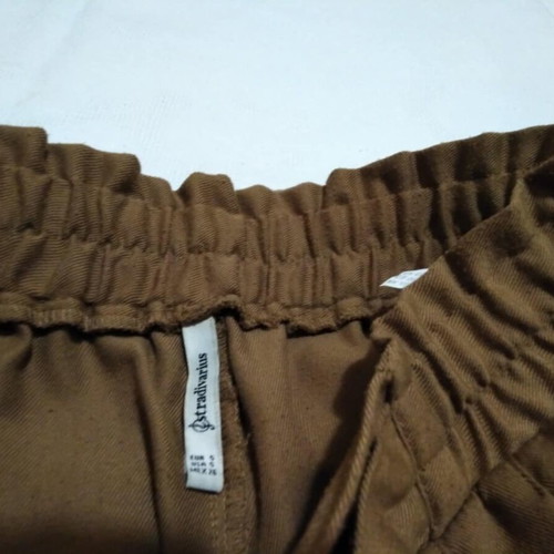 Stradivarius pants size S like new, dark mustard with buttons