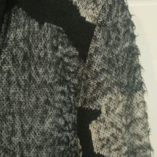 Helmi women's cardigan like new, size small, black gray