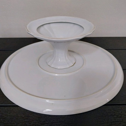 Furstenberg Germany vintage cake stand with foot