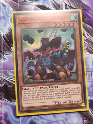 Quickdraw Synchron μεταχειρισμένη συλλεκτική κάρτα Yu-Gi-Oh!