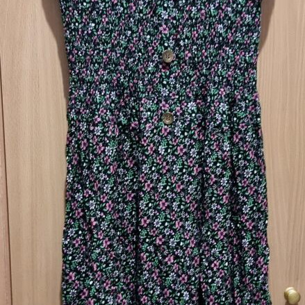Dress loose straight cut summer new multicolor size M