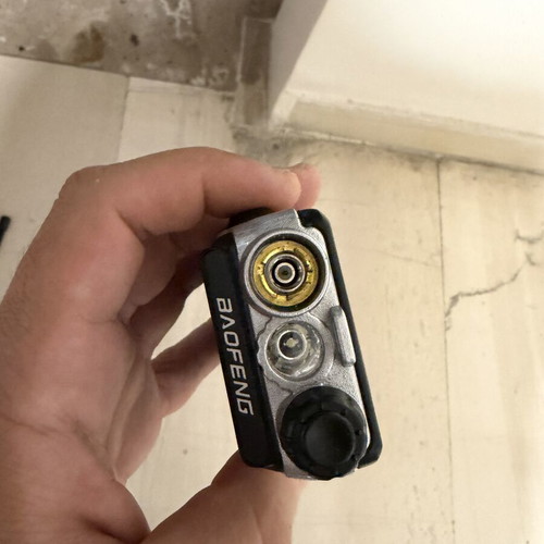 Baofeng BF-UVB2 Plus wireless communication device used