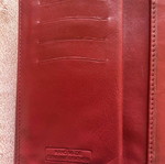 Leather wallet red like new