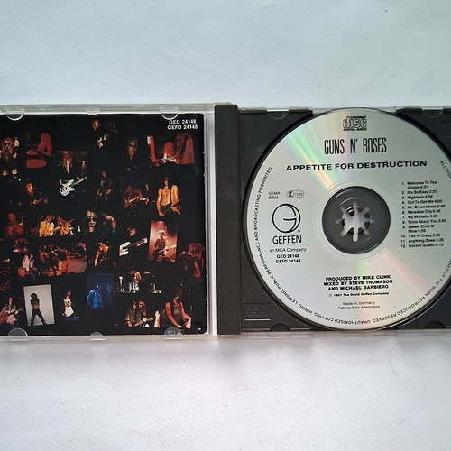 Guns N' Roses Appetite For Destruction CD used, rock