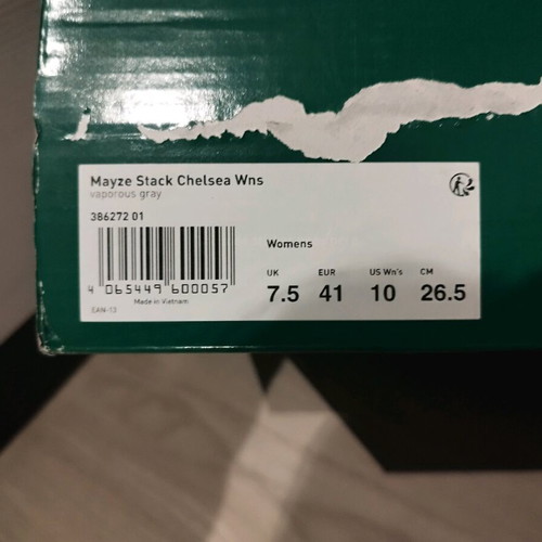 Puma Mayze Stack Chelsea boots new, size 41, black and white