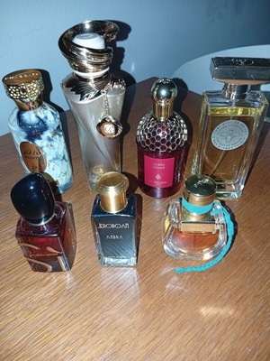 Authentic perfume set, Eau de Parfum, various sizes