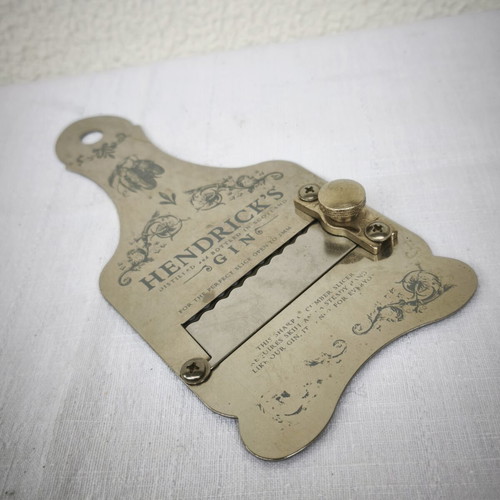 Hendrick's Gin Cucumber Slicer stainless steel, like new