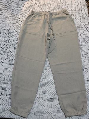 Zara cotton pants like new, soft fabric, elastic waist