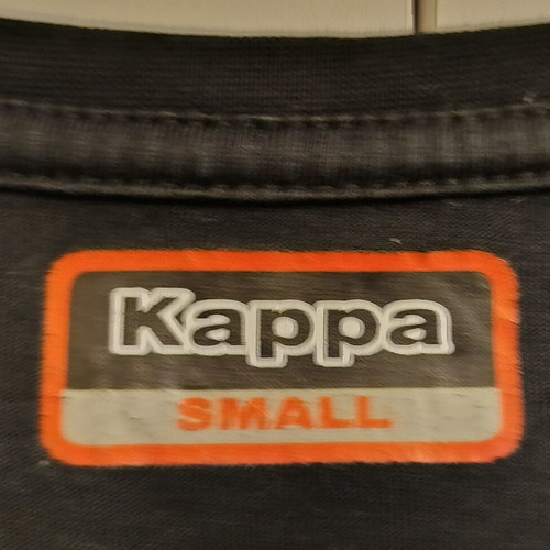 Kappa men's t-shirt with print black size S like new