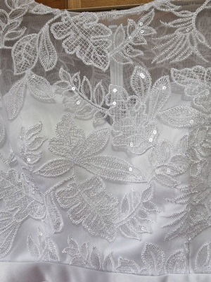 Wedding dress used, size XXL 44 16, white