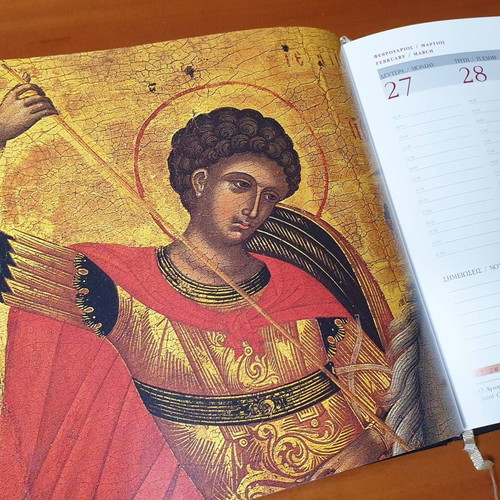 2006 calendar with icons of Greeks of Venice 14th-18th century in excellent condition