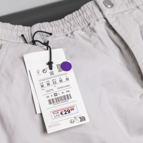 Pull & Bear Cotton Jogger Cargo Pants like new, light gray, size M