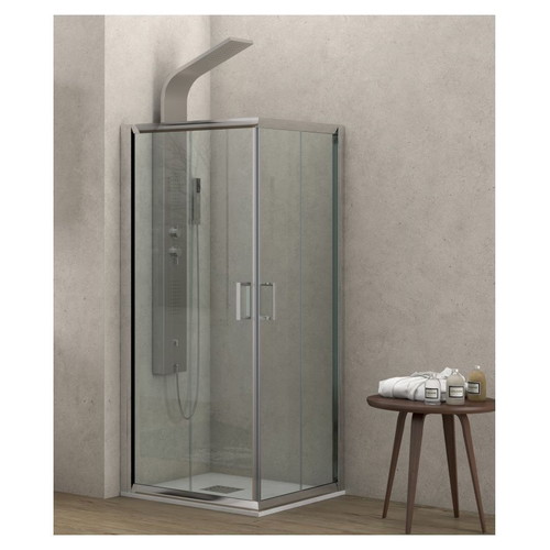 Karag shower cabin new, dimensions 90x100x180 cm, clean glass