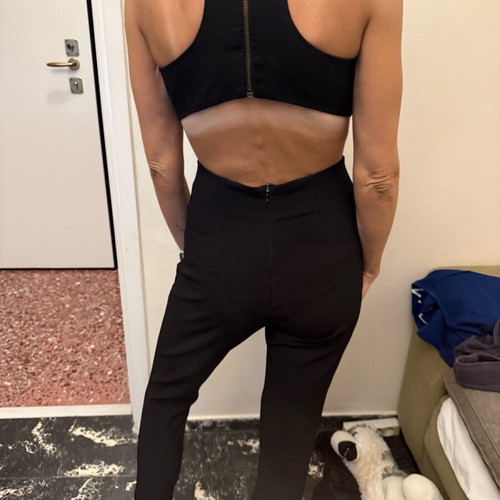 Lace jumpsuit size S black, like new