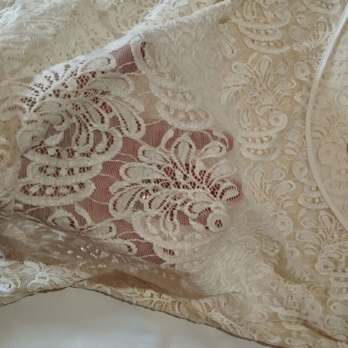 Rococo lace top with brown skirt set like new