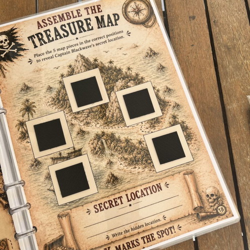 Escape Island interactive puzzle book for kids 9+ new