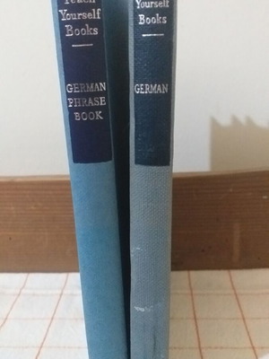 Teach Yourself German books like new, set of 2