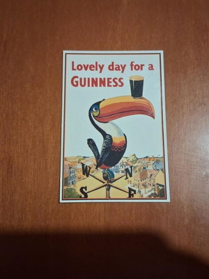 Guinness Magnet like new, 10x7 cm