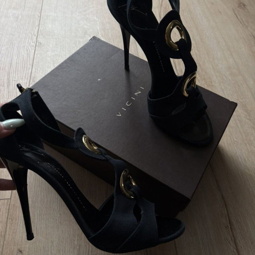 Giuseppe Zanotti high heel sandals like new, size 40, black