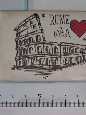 Αναμνηστικό μαγνητάκι ψυγείου Rome with Love, Κολοσσαίο