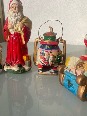 Vintage κεραμικά χριστουγεννιάτικα σπιτάκια για ρεσώ καινούργια