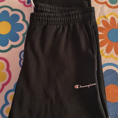 Champion straight sweatpants used, size L, black