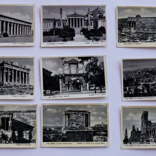 Lot of 22 postcards like new, Athens 1950s, DELTA publisher