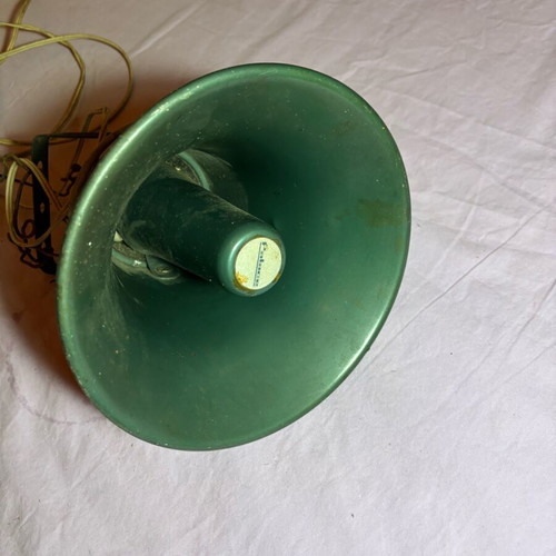 Megaphone horn vintage used, 1960s outdoor announcement