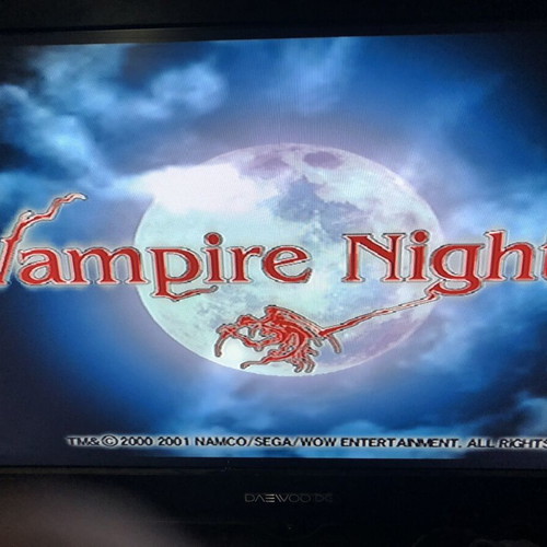 Vampire Night PS2 game used, classic arcade shoot em up