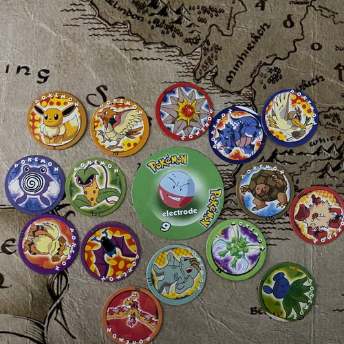 Collectible Pokemon items used, pack of 44 pieces
