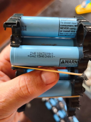 LG lithium battery 3.7V 3200mAh pack of 6 for Xiaomi scooter