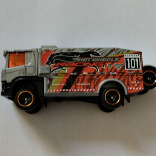 Hot Wheels Scania Rally Truck Track Fleet like new