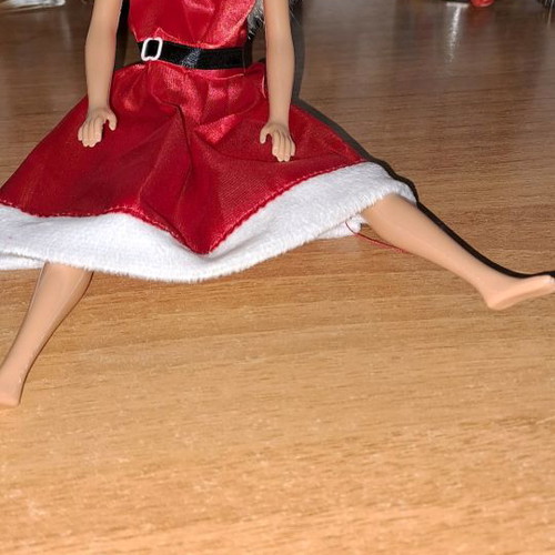 Simple doll with Santa outfit