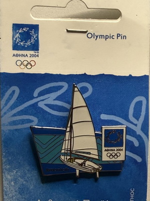 Sailing Olympic Pin new limited edition Athens 2004