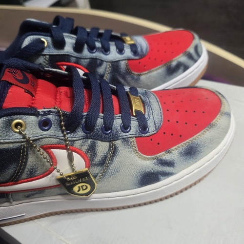 Nike Air Force 1 Low Acid Washed Denim sneakers size 42.5