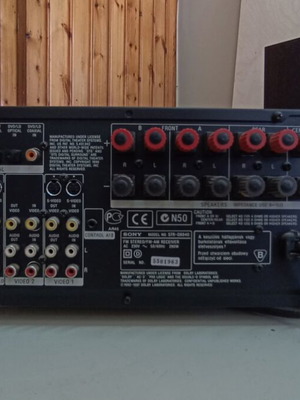 Sony STR-DB840 stereo receiver used, 5.1 channels, 100W per channel