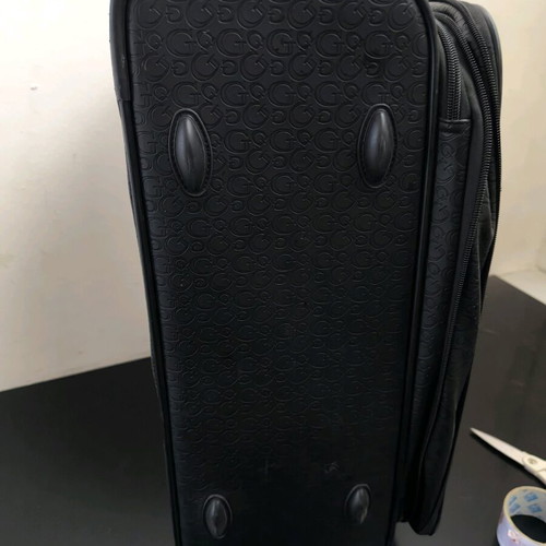 Guess suitcase used with missing front emblem