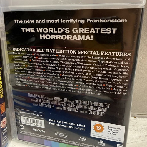 Hammer Frankenstein Collection Blu-ray like new, 4 movies with English subtitles