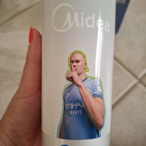 Manchester City x Midea glass with Erling Haaland, new