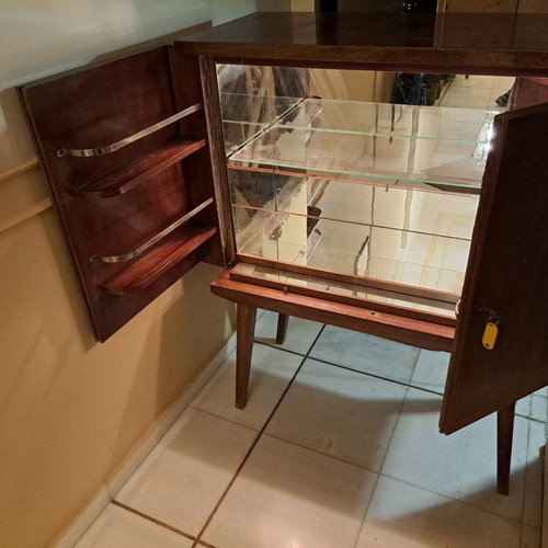 Vintage bar furniture used with internal lighting from the 1960s