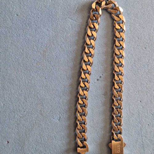 BTG stainless steel hand chain like new, silver color, 20 cm