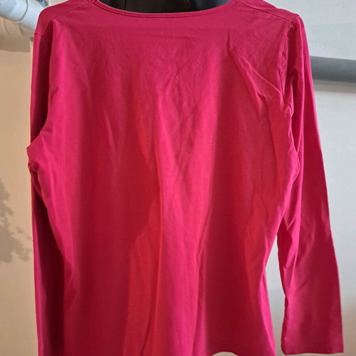 Women's long-sleeve blouse red size L like new