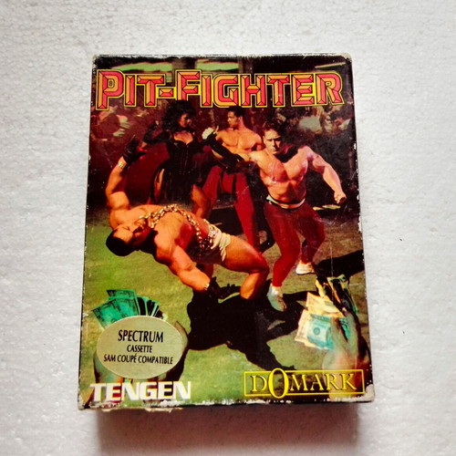 Pit Fighter Vintage Spectrum Cassette Game used with extras from magazines
