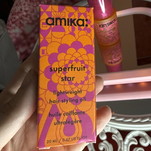 Amika! Superfruit Star ελαφρύ λάδι styling για τα μαλλιά