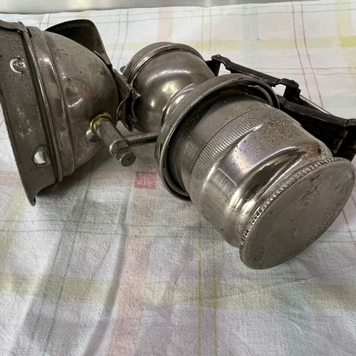 VITA acetylene bicycle lamp used, antique collectible