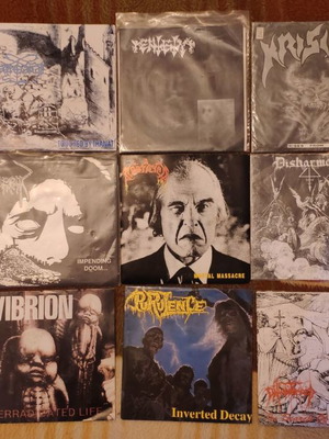Singles 7'' μεταχειρισμένα, metal πακέτο 3 τεμαχίων