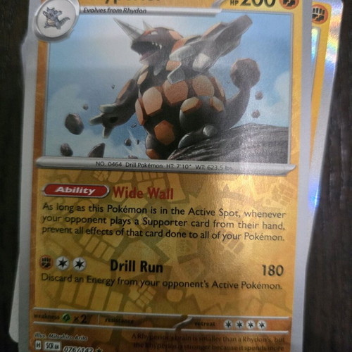 Rhyperior Pokemon card new