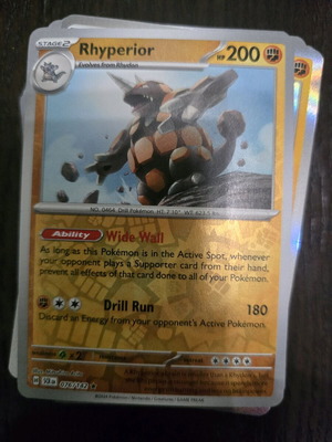 Rhyperior Pokemon card new