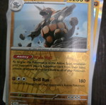 Rhyperior Pokemon card new
