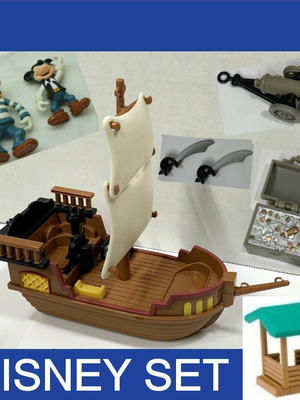 Σετ φιγούρες Disney Μίκυ Μάους και Γκούφι Πειρατές της Καραϊβικής